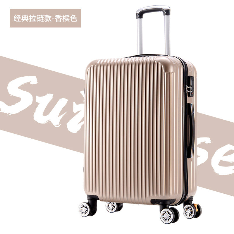 宽拉杆行李箱20寸旅行箱拉杆箱万向轮大容量结实耐用密码箱包24寸