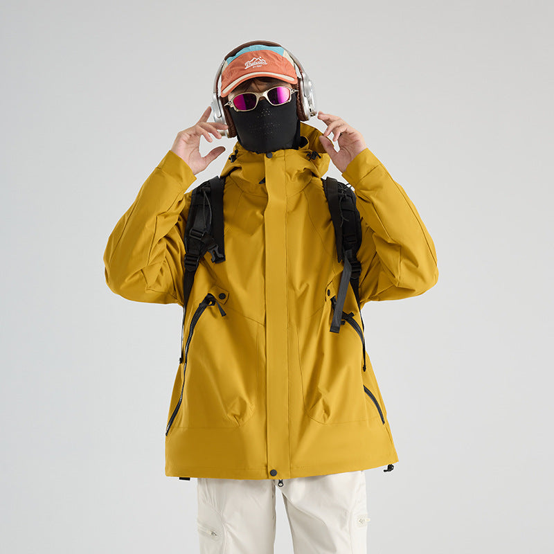 冲锋衣女三合一可拆卸外套男户外防风防水情侣旅游进藏三防登山服