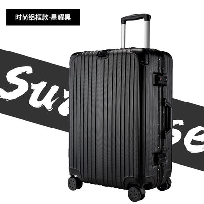 宽拉杆行李箱20寸旅行箱拉杆箱万向轮大容量结实耐用密码箱包24寸