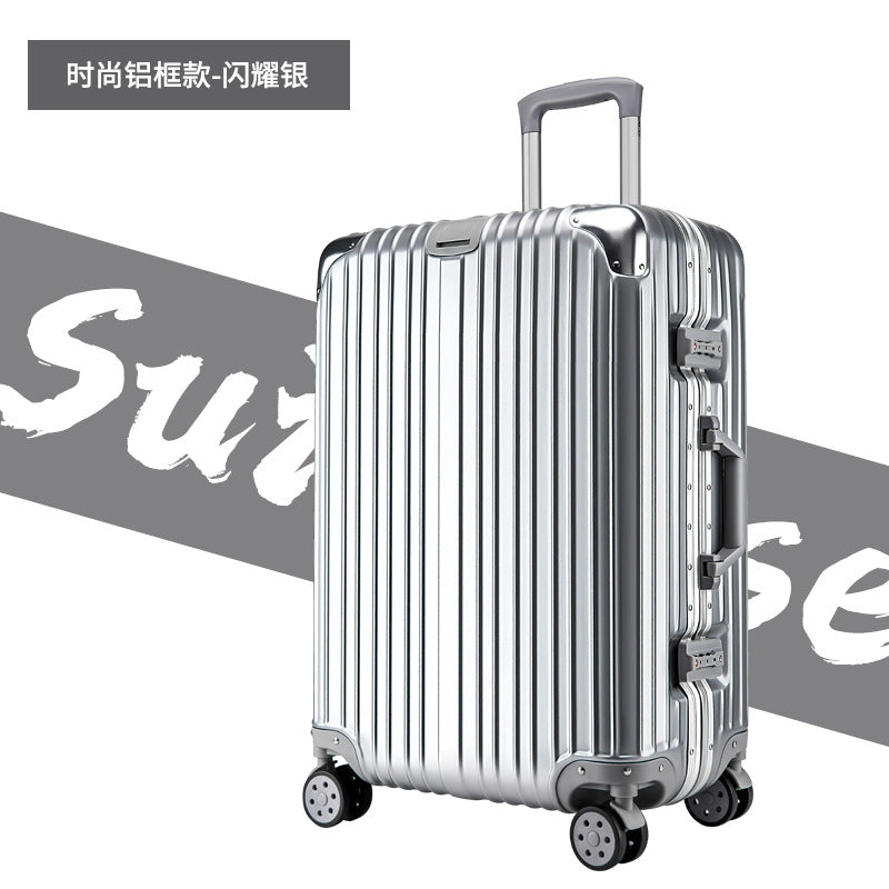 宽拉杆行李箱20寸旅行箱拉杆箱万向轮大容量结实耐用密码箱包24寸
