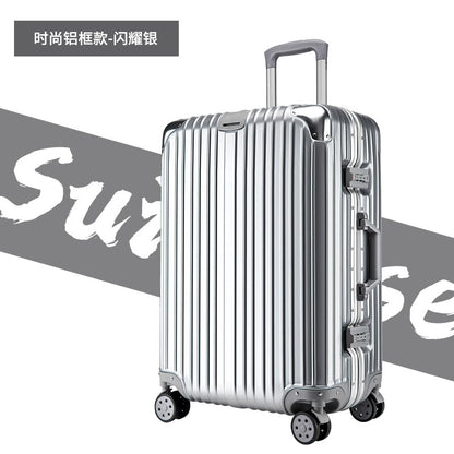 宽拉杆行李箱20寸旅行箱拉杆箱万向轮大容量结实耐用密码箱包24寸
