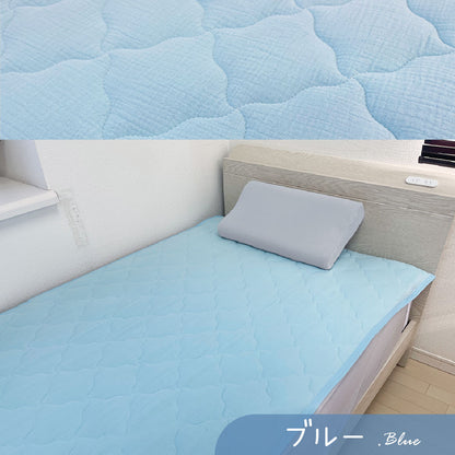 水洗い2重ガーゼ敷パット		BLUE