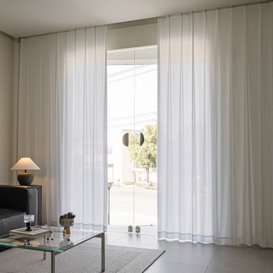 R-8　高機能防炎ホワイトレース・ボーダー