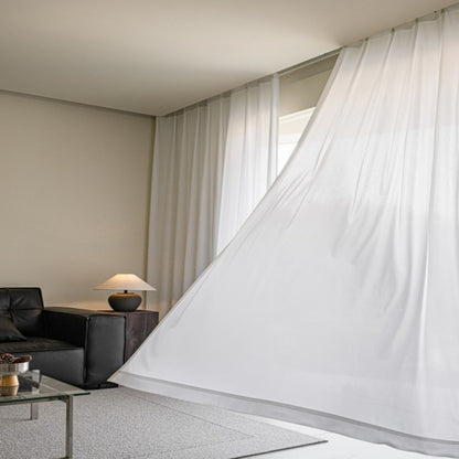 R-8　高機能防炎ホワイトレース・ボーダー