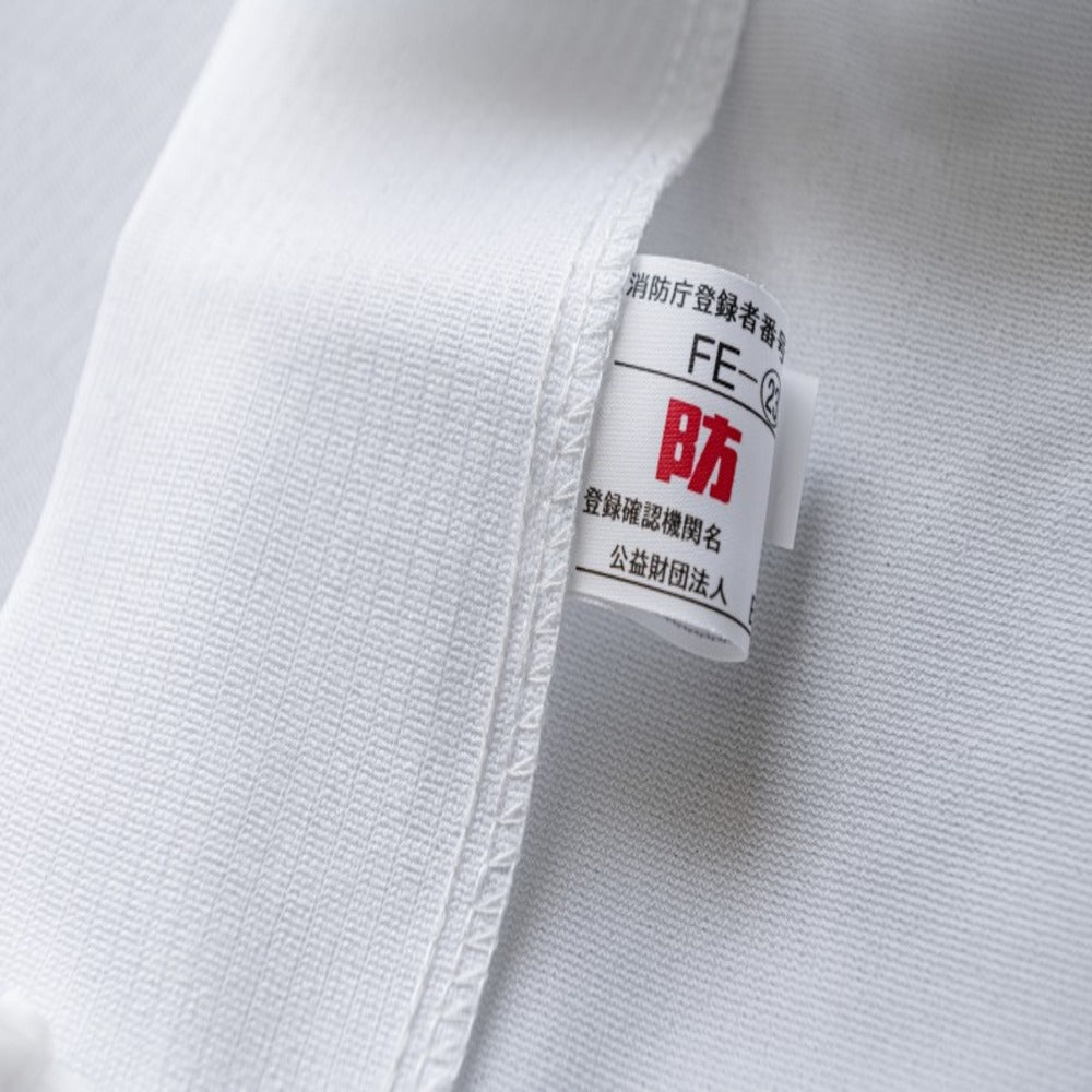 R-8　高機能防炎ホワイトレース・ボーダー