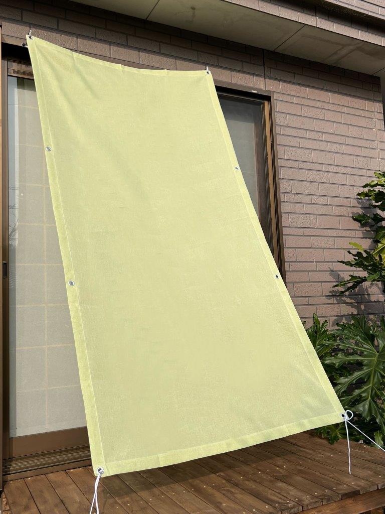 HY-2　日除けカーテンカチオンミックス無地　3色（YL）